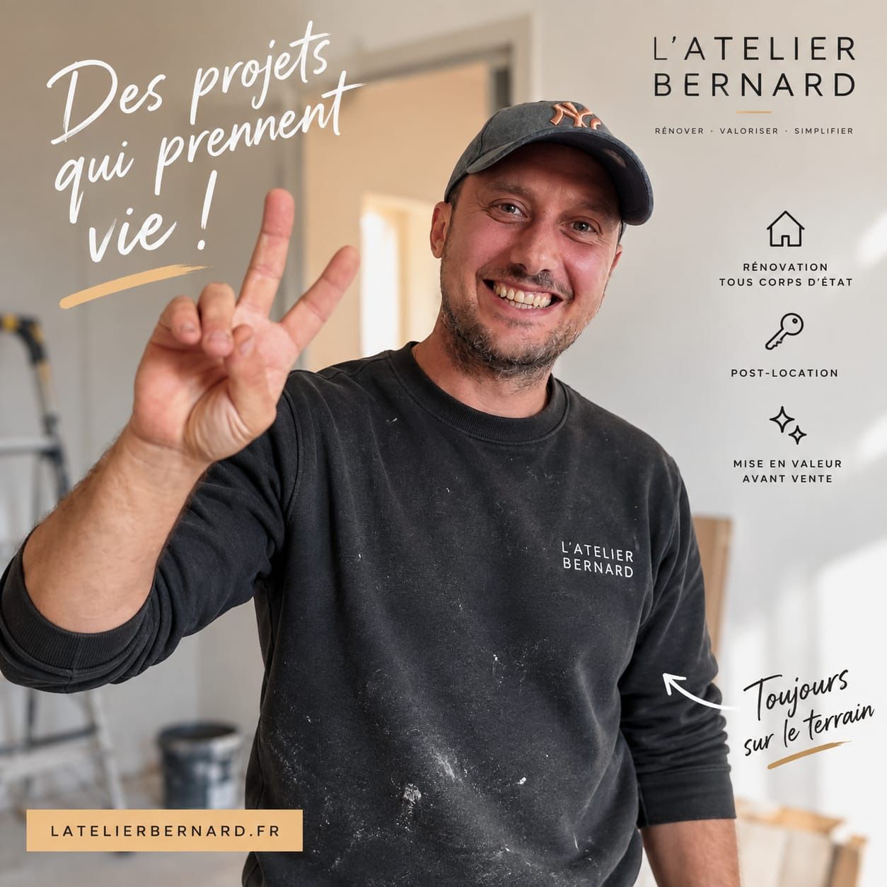 Philippe Bernard, L’Atelier Bernard, rénovation intérieure à Paris